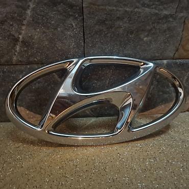 hyundai emblem: Hyundai santafe ön loqosu (emblemi).orijinal xrom örtüklü — 1