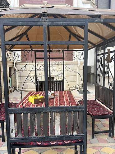 bar otracagi: Metall karkaslı bağ besedkası (üstü örtülü oturma dəsti) - Material — 3