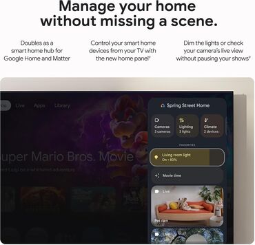 Smart TV bokslar: Yeni Smart TV boks Google TV 4 GB / 32 GB, Google TV — 12