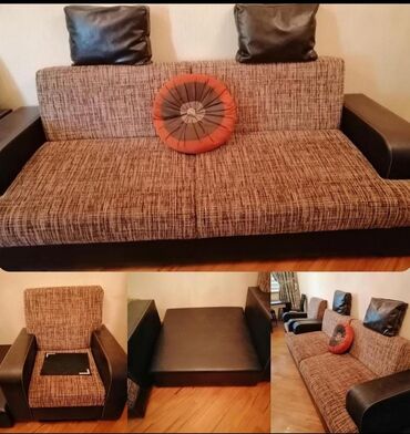 Divan və kreslo dəstləri: Endirim!!! Divan ve kreslolar 300azn. Divan acilir, baza yoxdur
