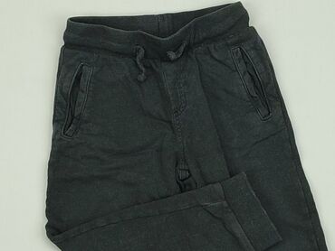 czarne trampki born2be: Spodnie dresowe, Little kids, 4-5 lat, 104/110, stan - Zadowalający