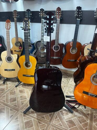 Akustik gitaralar: Akustik gitara, 6 sim, Yeni, Pulsuz çatdırılma, Ünvandan götürmə, Ödənişli çatdırılma — 7