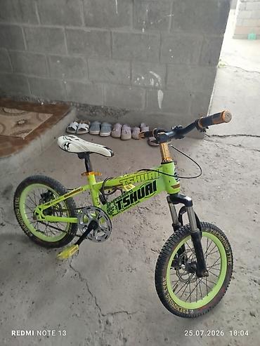 tyre: Детский/подростковый велосипед TSHUAI - Диаметр колёс: 16" - Рама — 1