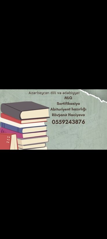 Repetitorlar: Repetitor, Ədəbiyyat, Azərbaycan dili, İmtahanlara hazırlıq, Abituriyent hazırlığı
