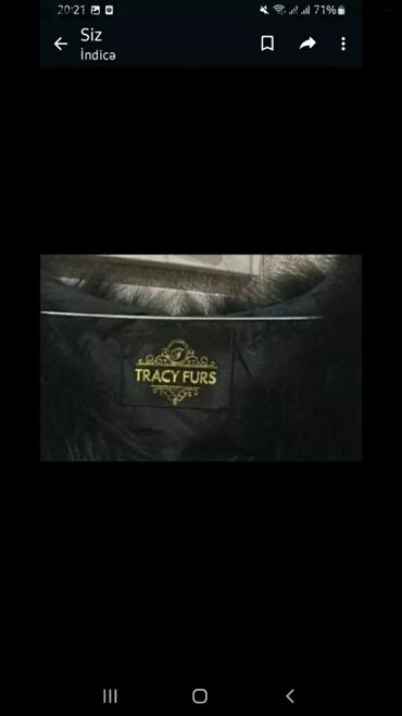 Kürklər: Biset temiz tulku. tuku mexli son qiymet 200 man L S. M — 6