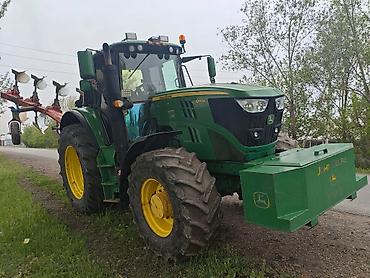 Тракторы John Deere: Трактор John Deere 6155M, колесная формула 4x4. Основные — 4