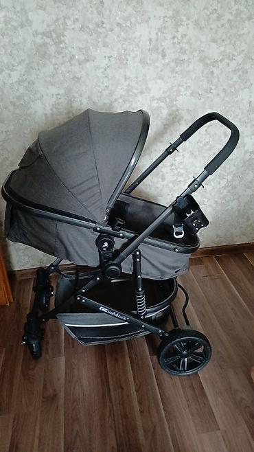 Uşaq arabası – Cubkids markası, boz rəng - 2-in-1 tipli
