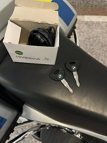Игрушечный транспорт: Uşaq üçün elektrikli motosiklet – BMW R1200 RT Police stilində - — 4