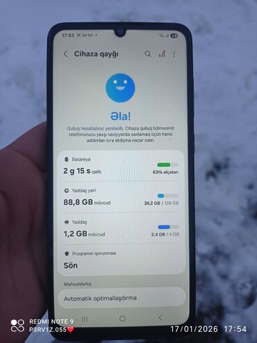 Samsung: Samsung Galaxy A05, 128 GB, rəng - Qara, İki sim kartlı — 2