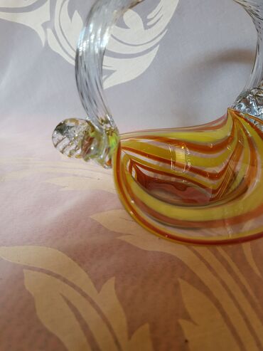 Činije: Murano nova korpa,rucni rad 70te. Murano korpa,duvano staklo,sve na — 8