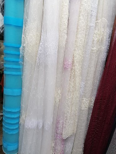 Posteljina: Zavese nove 700 din metar sirina po zelji. Duzina po zelji, 2,5m — 2
