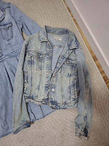 Kompleti: Denim komplet: haljina + jakna - Haljina od svetloplavog teksasa — 3
