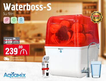 Соковыжималки: 💧 WATERBOSS-S Mətbəx Su Filtri – Ailən üçün saf seçim 💧 🔹 5 mərhələli