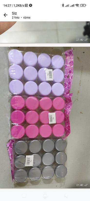 balaca pec: Plastik konteyner dəsti – kiçik ölçülü, dairəvi qapaqlı qablar. - — 1