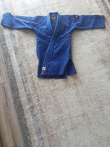 вещи аниме: Мужская куртка, Mizuno, Б/у, цвет - Синий, Самовывоз — 2