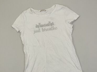 białe t shirty v neck: T-shirt, Orsay, S (EU 36), condition - Good