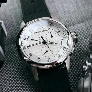 Ručni satovi: PAGANI DESIGN PD-1780 - 40mm - Bela - Seiko VK88 Potpuno nov muški — 1