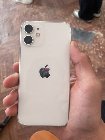 малинкий телефон: IPhone 12 mini, Колдонулган, 64 ГБ, Deep Purple, Каптама, 78 %