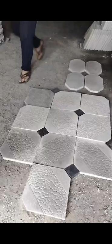 beton cən: Dekorativ səki daşları (beton piltələr) - Forma və naxış: Küncləri — 1