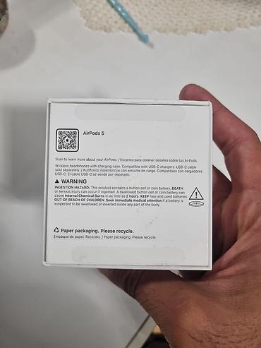 elektron gitara per page 40: Apple Airpods 5 ANC 👍🏽Sıfır kimidir. 3 gün istifadə olunub. Apple — 2