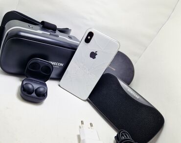 Apple iPhone: IPhone X, Б/у, 64 ГБ, Белый, Чехол, В рассрочку, 100 % — 5