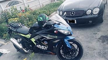 воденой: Спортбайк Kawasaki, 400 куб. см, Бензин, Взрослый, Новый — 2