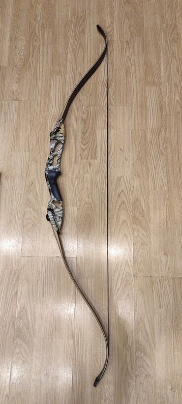 Луки и рогатки для охоты: Рекурсивный Лук 35lbs Короткая база, хлесткий выстрел. +6 стрел — 9