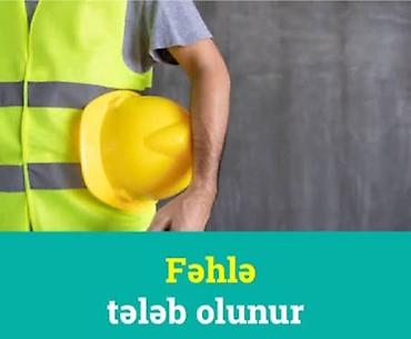 sumqayitda fəhlə isi: Yükvuran fəhlə tələb olunur, İstənilən yaş, 1 ildən az təcrübə, Aylıq ödəniş — 1