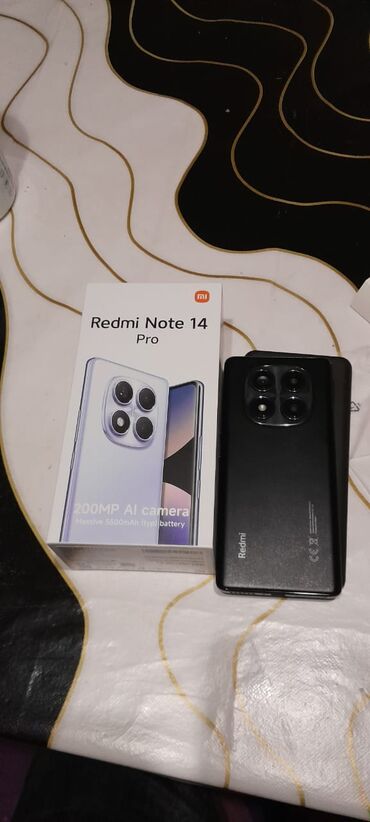 Redmi: Redmi Note 14 Pro, 512 GB, rəng - Qara, Sensor — 7