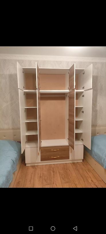 ag qapi: Yeni, 5 qapı, Güzgülü, Ağ, Açılan, Düz dolab — 1