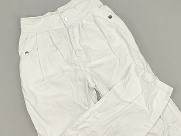 joggery damskie woskowane: H&M, Spodnie cargo damskie, rozmiar XS
