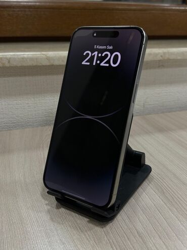 alfon 15 qiymeti: IPhone 15 Pro Max, 256 GB, Natural Titanium, Face ID, Simsiz şarj, Zəmanət