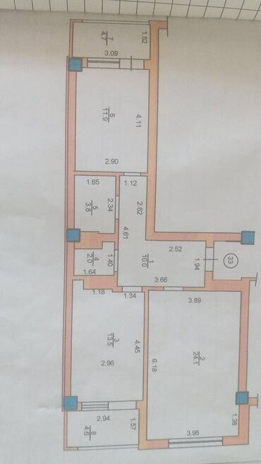 долгосрочная квартира бишкек васток 5: 2 бөлмө, 70 кв. м, Элитка, 10 кабат, Евроремонт
