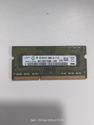 ddr4 8gb ram notebook: Operativ yaddaş (RAM) Samsung, 1 GB, 1333 Mhz, DDR3, Noutbuk üçün, İşlənmiş — 1