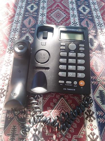 ev peci: Salam RAİNBOW ev telefondur işlək vəziyyətdədir model:KX-T885CID — 2