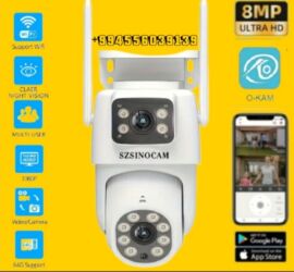 Videomüşahidə: Wifi Camera 8MP Ultra HD İki Linzalı, Tam Rəngli Gecə Görüşü, PTZ, Su — 12