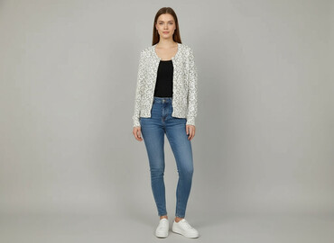 kamizelka w krowie łaty: Top Secret, Women`s knitwear, size M
