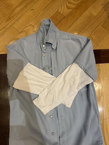 tuklu geyim: 👔 ZARA-dan dəbli, ikiqat görünüşlü köynək satılır!  ZARA brendinə — 2