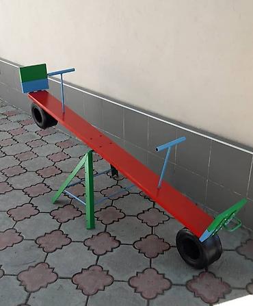 Другие игровые комплексы: Балансир качеля для двоих Каркас сделан полностью из металла — 6