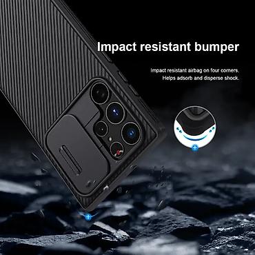 Maske i futrole za telefone: Maska Nillkin CamShield Pro za Samsung Galaxy S22 Ultra plava. Uz brzu — 12