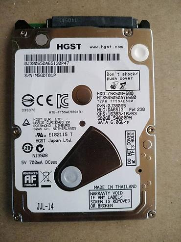 acer e1: Накопитель для ПК, Б/у, HDD, 512 ГБ, 2.5" — 5