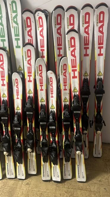 Лыжи: Для подготовленных склонов, С креплениями, Б/у — 8