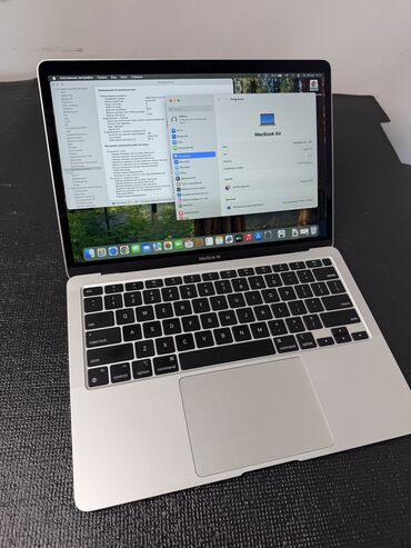 Ноутбуки: Ноутбук, Apple, 8 ГБ ОЗУ, Apple M1, 13.3 ", Б/у, Для работы, учебы, память SSD