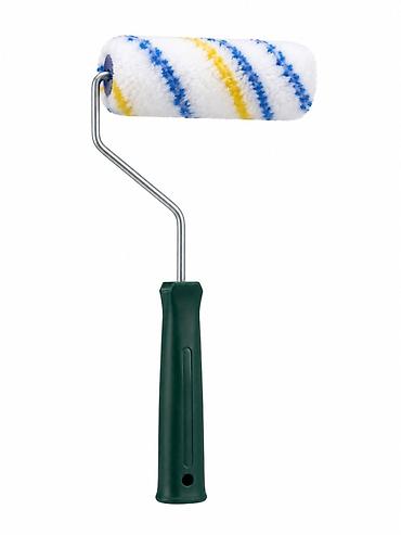 Alətlər: Boyama üçün rulon fırça 10 sm - Material: sıx tüklü mikrofiber rulon — 1