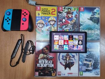 PS2 & PS1 (Sony PlayStation 2 & 1): Nintendo switch oled. Cemi 2 ay istifade olunub. Teze kimidir. Hec bir