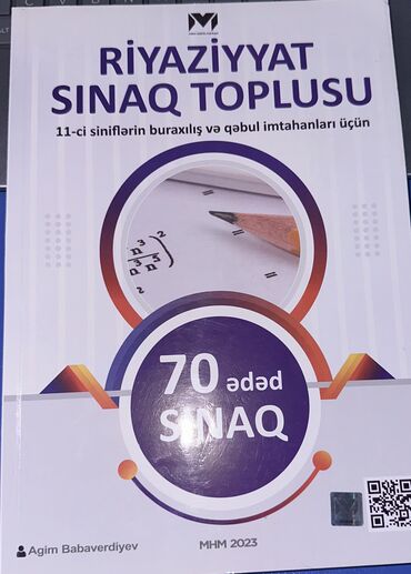 8 ci sinif sinaq testleri pulsuz: MHM riyaziyyat sınaqlar toplusu ( 70 ədəd sınaq ), ( 11-ci sinif