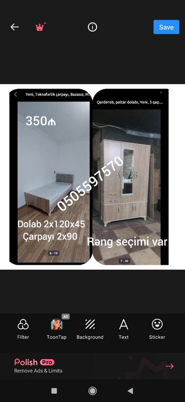 Yataq otağı dəstləri: Təknəfərlik çarpayı, Yeni