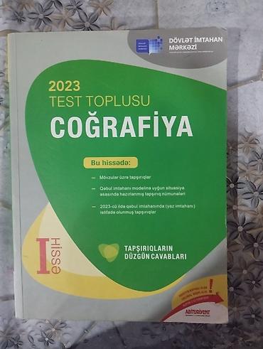 Məhsul: 2023 “Test Toplusu – Coğrafiya”, I hissə Nəşriyyat: Dövlət