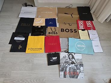 klyok: Brend kağız hədiyyə paketləri dəsti Məşhur brendlərin orijinal mağaza — 1