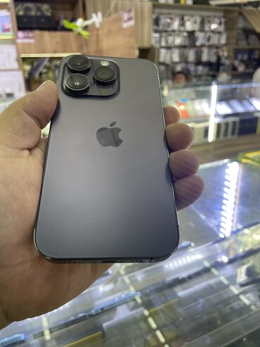 Apple iPhone: IPhone 14 Pro Max, Б/у, 256 ГБ, Deep Purple, Коробка, 87 %